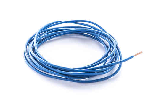 Kabel blau 1 Meter 1,5 mm²