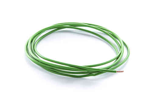 Kabel Grün 1 Meter 1,5 mm²